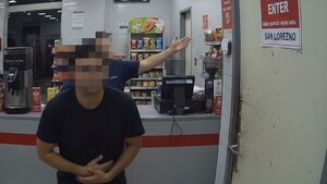 Polémica en surtidor de San Lorenzo: Pidió usar el baño y la playera le dijo que no tenía la llave