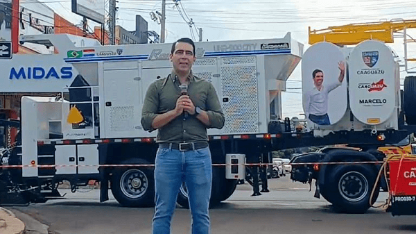 Gobernación de Caaguazú presentó su nueva planta asfáltica móvil - Noticiero Paraguay