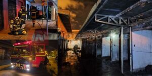 ENCARNACIÓN: INCENDIO ARRASÓ CON VARIAS CASILLAS EN EL ENTORNO DE LA FERIA MUNICIPAL