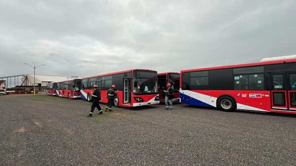 Buses eléctricos donados por Taiwán empezarán a operar sobre Eusebio Ayala desde la próxima semana