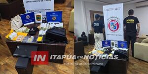  SE REALIZÓ ALLANAMIENTO EN HOHENAU POR VIOLACIÓN DE MARCAS Y JUEGOS DE AZAR 