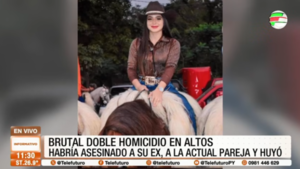 Brutal doble homicidio en Altos