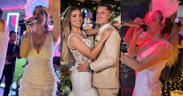 Diario HOY | Con mucha cumbia, Male González y Jorge Ruíz Díaz se unieron en matrimonio