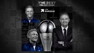 Luis Enrique, mejor entrenador de fútbol masculino