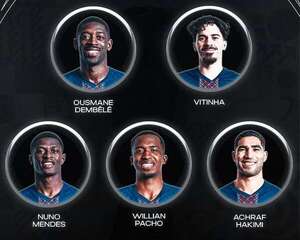 Medio equipo de PSG integra el Once Ideal de los Premios The Best de la FIFA - Fútbol Internacional - ABC Color