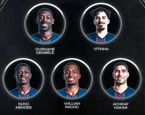 Medio equipo de PSG integra el Once Ideal de los Premios The Best de la FIFA - Fútbol Internacional - ABC Color