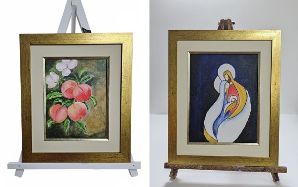 Adultos mayores exhiben trabajos en feria de arte terapia