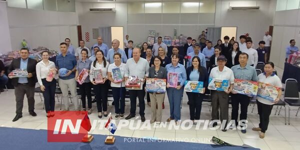 SOLIDARIDAD INTERNACIONAL LLEGA A ITAPÚA CON DONACIÓN DE JUGUETES