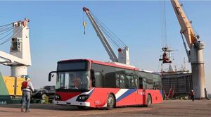 Buses eléctricos donados por la República de China (Taiwán) comenzarán a operar desde el lunes 22