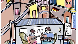 Mural 100 años de Guarania se inaugura en la Chacarita