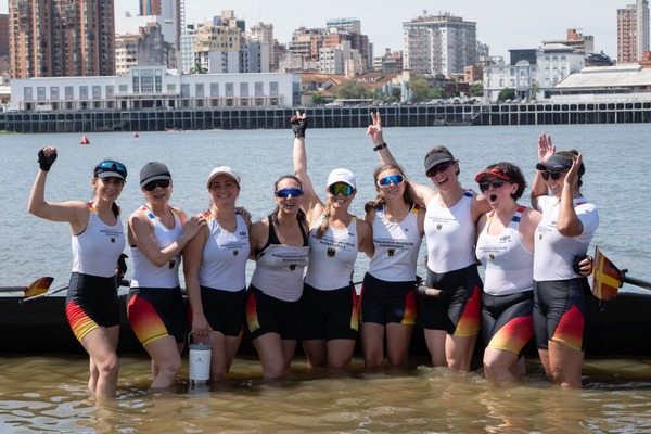 Paraguayo Alemán y Sajonia campeones del Nacional de Remo