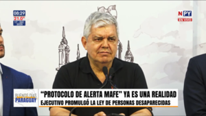 Ejecutivo promulga la Ley MAFE que activa alerta inmediata para la búsqueda de personas desaparecidas