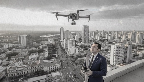 Asunción: Bello busca vigilar a contribuyentes con drones para mejorar recaudación