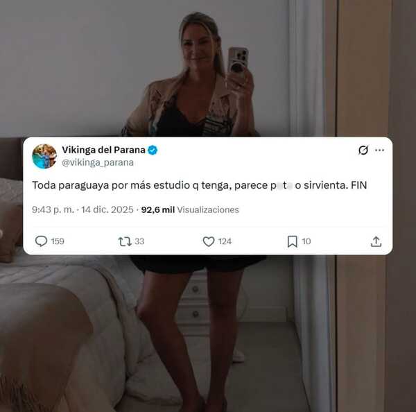 Popular / Influencer kurepa causó revuelo tras insultar a paraguayas