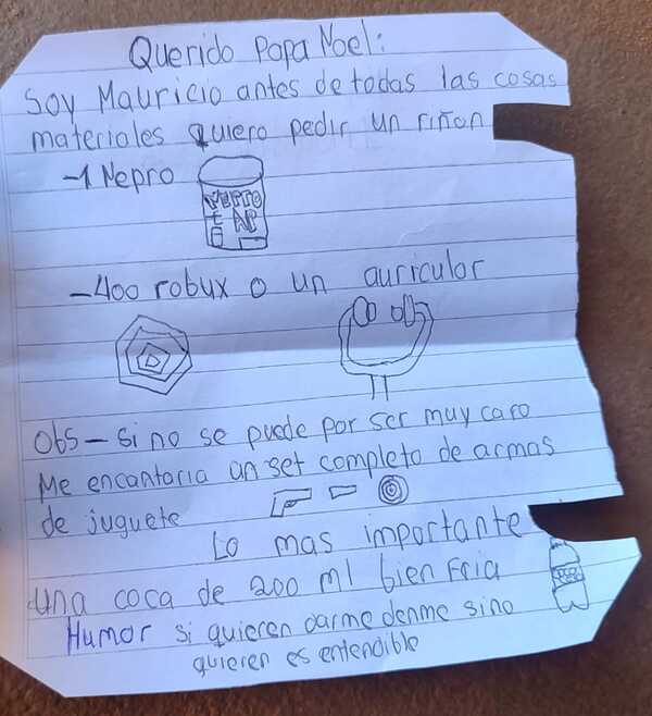 Pacientes pediátricos escriben cartas por Navidad: “Quiero un riñón” | Unicanal