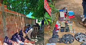 La Nación / Allanan inquilinato y detienen a cuatro personas, una con arresto por robo a cooperativa