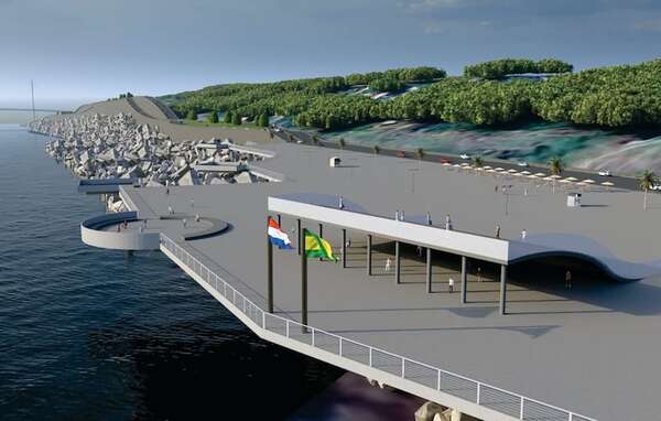 Presentan anteproyecto de costanera en Presidente Franco  - ABC en el Este - ABC Color