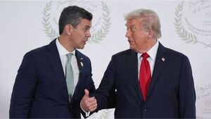 Donald Trump elogió a Santiago Peña