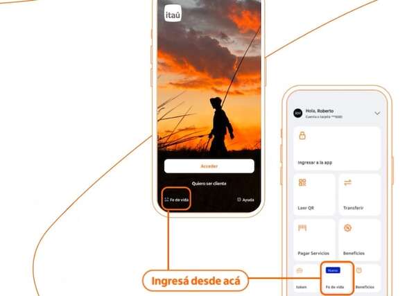 Banco Itaú incorpora validación digital de fe de vida en su app - Empresariales - ABC Color