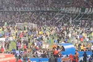 Final de la Copa Colombia terminó en una batalla campal
