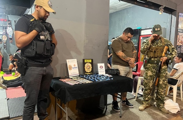 SENAD desmantela punto de microtráfico que operaba como local gastronómico en Asunción