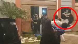 Estudiantes se trenzaron a golpes, se tiraron latas de cerveza en una fiesta de graducación