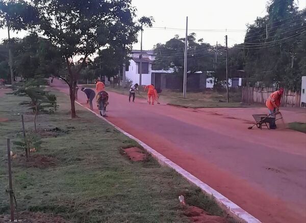 Limpieza integral sobre la avenida de Pinedo de Concepción - Concepción al Día