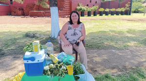 Con tereré y sacrificio, Mariela lucha cada día por el futuro de sus hijos