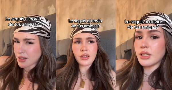 La Nación / ¿Está mal? Tiktoker cuestiona a las chicas que siguen a los novios de sus amigas