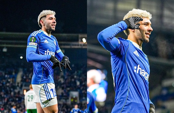 Gol y asistencia de Julio Enciso para victoria de su equipo en la Conference League