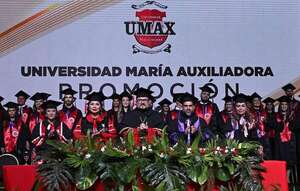UMAX: ceremonia de graduación de promoción 2025 de las carreras de medicina y enfermería - Empresariales - ABC Color