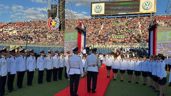 Egresaron 5.000 nuevos agentes de la Policía Nacional