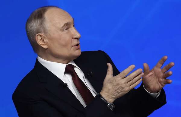 Putin dice que ha recibido “ciertas señales” de que Ucrania quiere dialogar con Rusia - Mundo - ABC Color