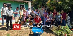 FAMILIAS EMPRENDEDORAS DE BARRERO GUAZÚ RECIBEN APOYO MUNICIPAL