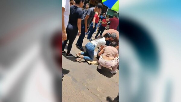 Motociclista resulta herido tras violento accidente de tránsito en el circuito comercial