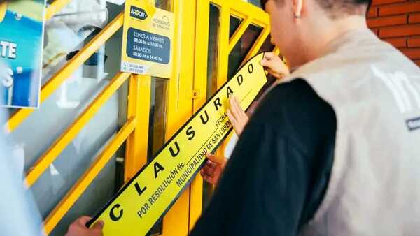 Municipalidad realiza clausuras de locales por incumplimiento de la Patente Comercial » San Lorenzo PY