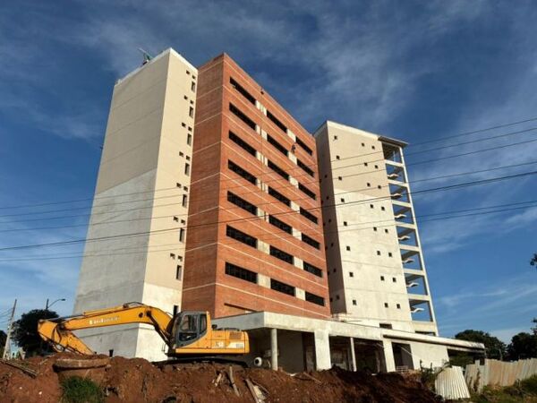 Continúan las obras construcción del futuro edificio judicial en Fernando de la Mora