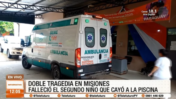 Doble tragedia en Misiones: Muere segundo niño tras accidente en una piscina