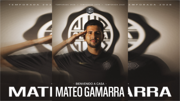 "Vengo con mucha más experiencia": Mateo Gamarra, cuarto refuerzo de Olimpia
