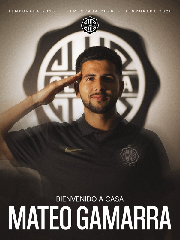 El Decano sigue sumando: Mateo Gamarra regresa a Olimpia | Unicanal