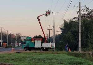 Sábado sin luz: conocé las zonas donde ANDE hará cortes programados - Nacionales - ABC Color