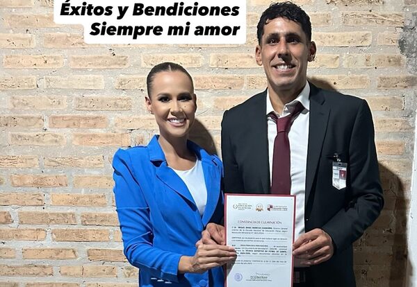 Popular / Defensor liberteño se recibió de DT y su doña reina de belleza ovy'a syry
