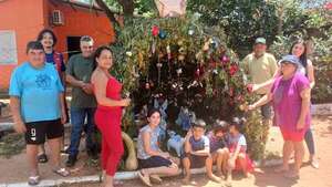 Pesebre comunitario tradicional atrae a vecinos y visitantes en Coronel Oviedo - Nacionales - ABC Color
