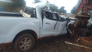 Brasileño intenta huir de la policía y protagoniza un accidente en Capitán Bado