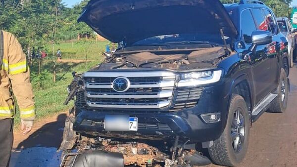 Padre e hija pierden la vida en accidente de tránsito en Alto Paraná que involucra a un adolescente