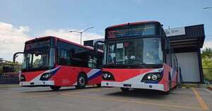 Así son los buses de Taiwán que todos quieren probar en Paraguay