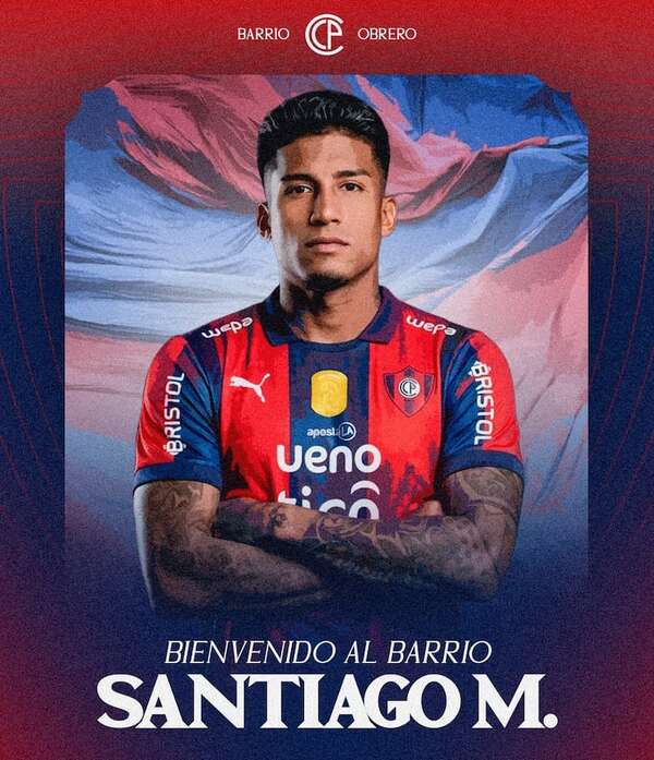 Cerro Porteño presenta “puntualmente” al colombiano Santiago Mosquera - Cerro Porteño - ABC Color