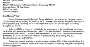 La Nación / EE. UU. reconoce al país por avanzar hacia la infraestructura digital segura