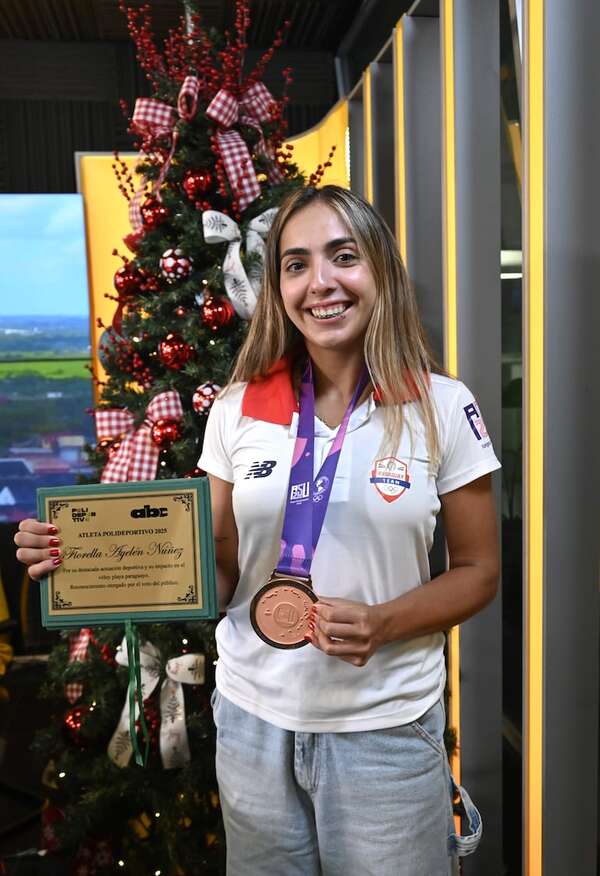 Fio Núñez, mejor atleta  del 2025 - Polideportivo - ABC Color