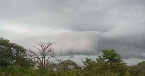 La Nación / Emiten aviso por lluvias, tormentas eléctricas y vientos para el sur y este de la región Oriental
